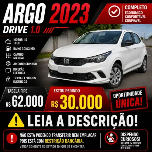 Fiat Argo Drive 1.0 6V Flex 2023