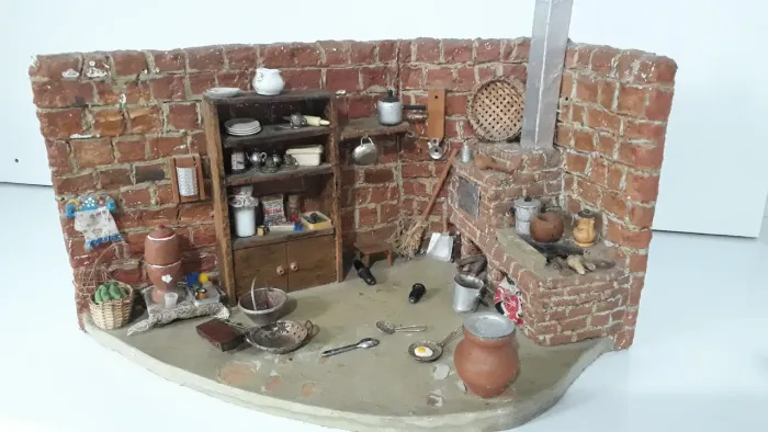 Miniatura cozinha da roça