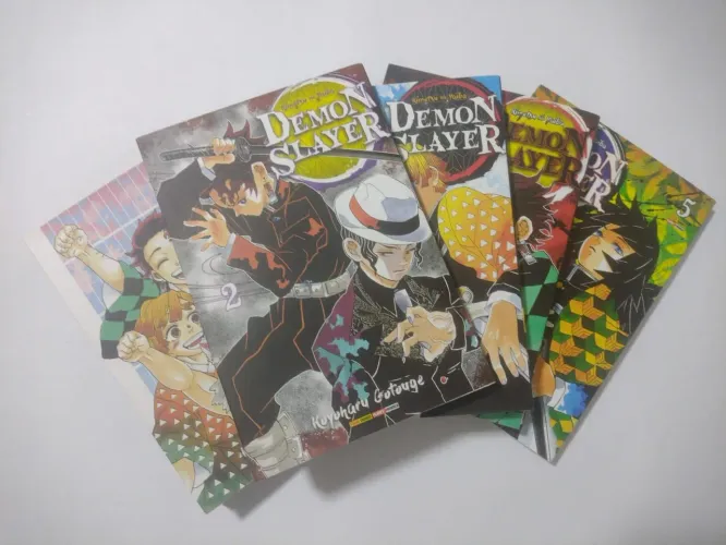 Mangá Demon Slayer vol. De 2 ao 5