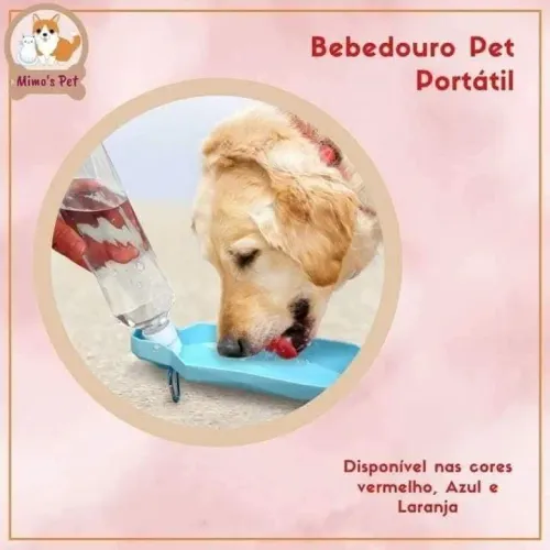 Bebedouro portátil pet