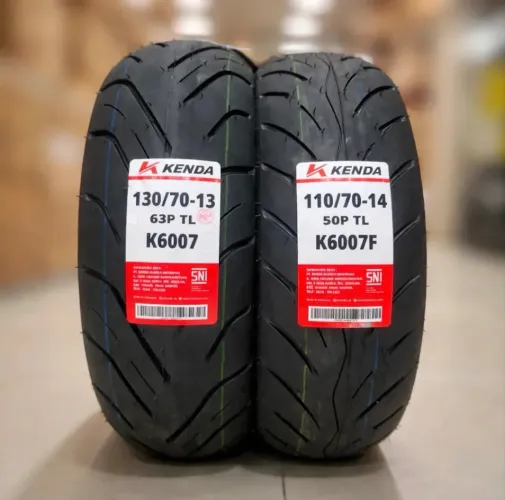 Pneu Kenda Scooter 130/70-13 63p K6007 Traseiro Sem Câmara