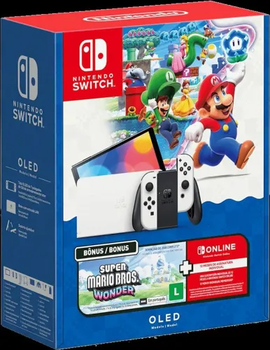 Nintendo Switch Oled Lacrado 64gb