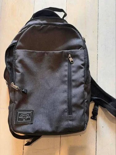Mochila Wollner Cinza