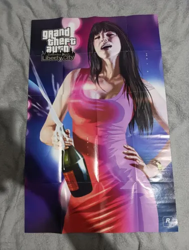 Gta 4 PÔSTER OFICIAL NOVO RARO