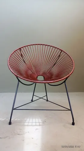 Cadeira redonda para área interna e externa 