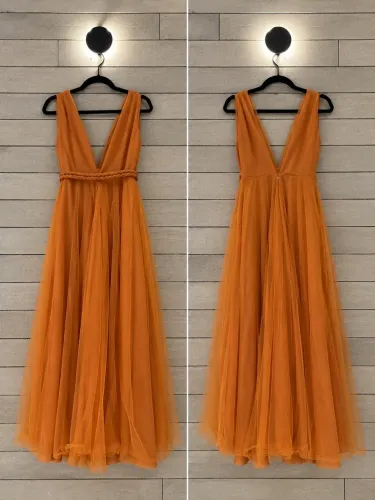 Vestido terracota M/G