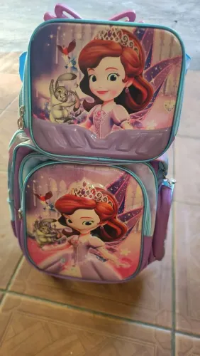 Kit Mochila escolar princesa Sophia