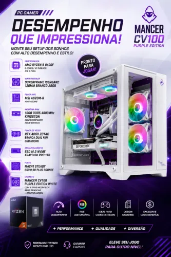 PC Gamer AM5 + RTX 4060 + Garantia