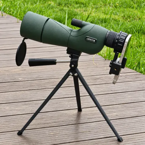 Telescópio Monocular Profissional 25-75x60 HD com Suporte para Celular e Bolsa 