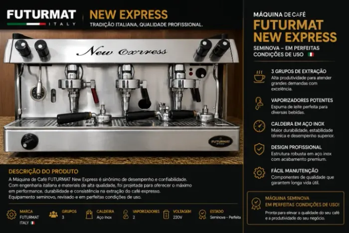 Máquina de café Italiana / FUTURMAT
