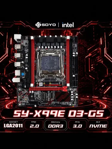 Placa mãe x99 ddr3 - soyo x99e d3-gs - nova nunca usada
