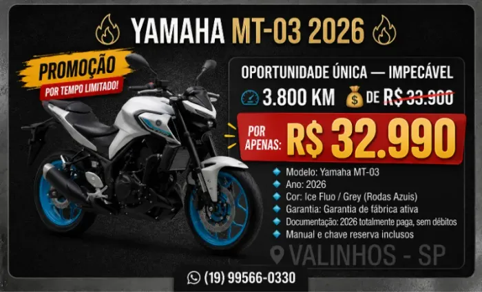 Yamaha MT03 2026