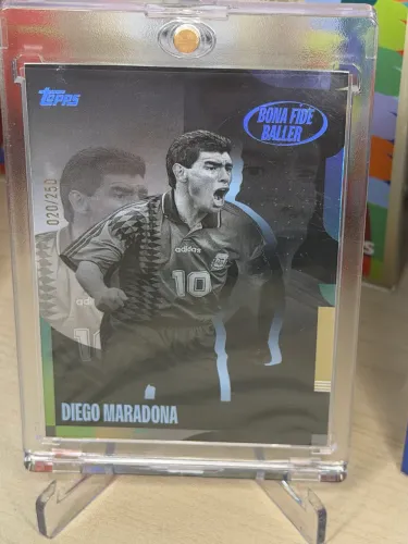 Card Topps Bona Fide Baller Diego Maradona 020/250 Raridade!