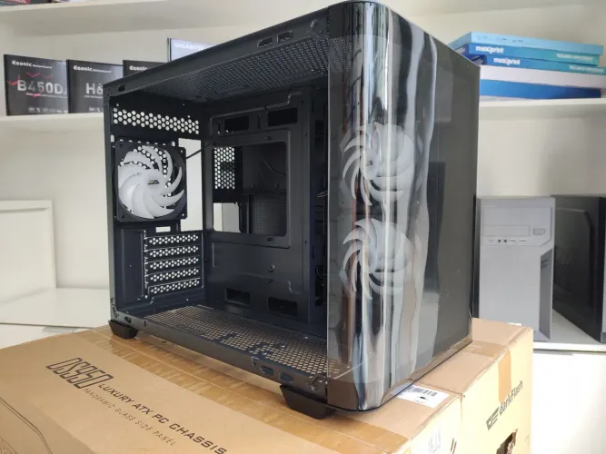 Gabinete DPW90m 3 Fans ARGB 