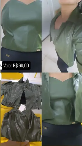Roupa(casaco e cropet)