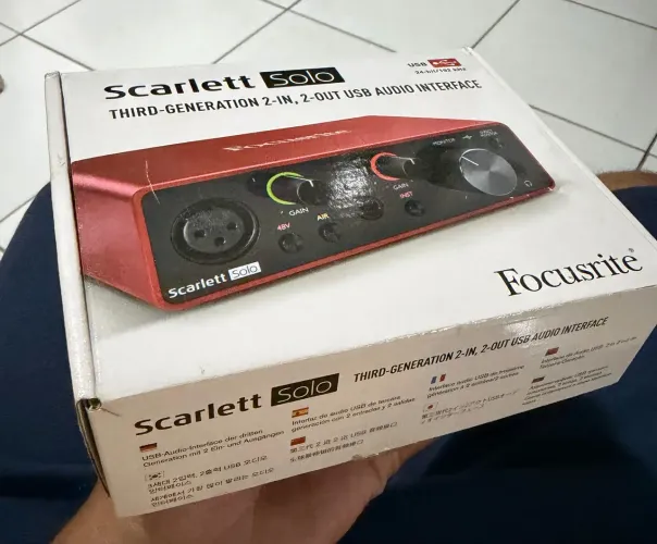 Scarlett Solo 3 Geração