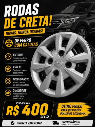RODAS DE FERRO ARO 16 