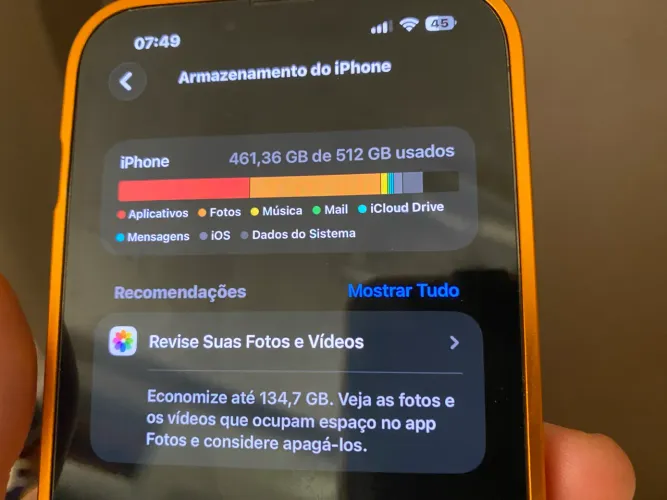 iPhone 13 Pro Max 512Gb bateria nova 100%