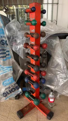 Torre de pesos + pesos 