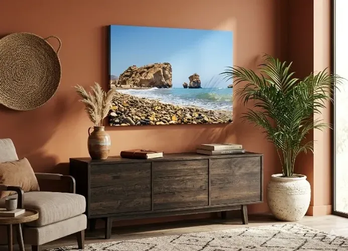 Quadro Praia ilha de Chipre 