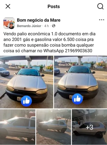Fiat Palio Young 1.0 MPI 8V 4P (álcool) 2001