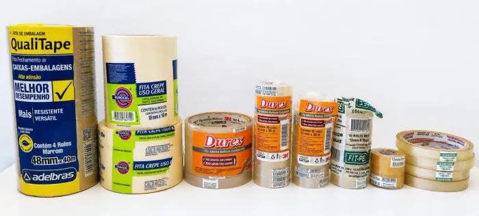 Fitas para embalagens e Durex