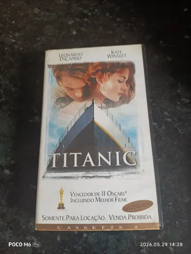 10 Fitas VHS vários filmes incluindo uma linda mulher, Titanic duplo...
