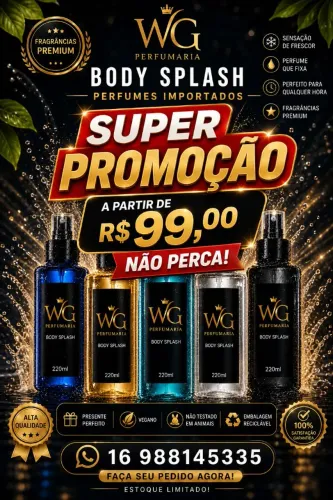 Body Splash perfume importado promoção