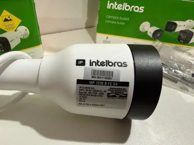Câmera IP Intelbras VIP 1220 B FC G4 Full HD  NOVA