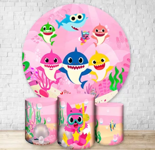 Capas de cilindros baby shark 