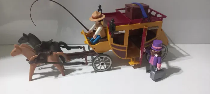Playmobil Geabra Western Diligência carruagem (velho oeste faroeste) 