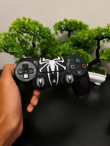 Controle PS4 Original Personalizado Homem-Aranha