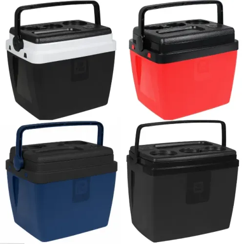 Caixa Térmica 12 Litros. 34,5 cm x 25 cm x 28cm. Cabe 7 garrafas pet de 600ml ou 13 latas 