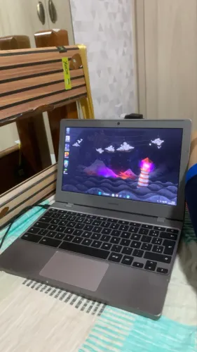 Notebook Samsung Chromebook com windows é overclock na tela para 90hz 32gb, 4 GB de Ram