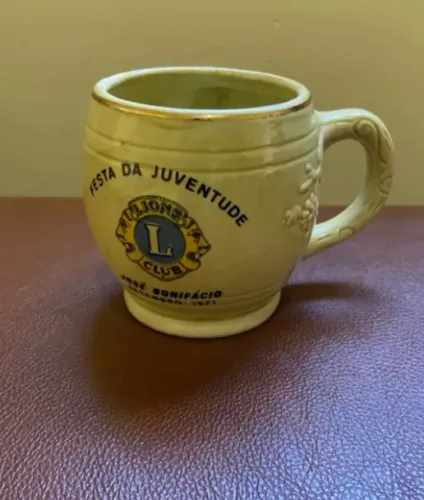 CANECA VINTAGE LIONS CLUB - FESTA DA JUVENTUDE JOSÉ BONIFÁCIO 1971