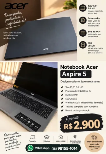 Notebook Acer aspire 5