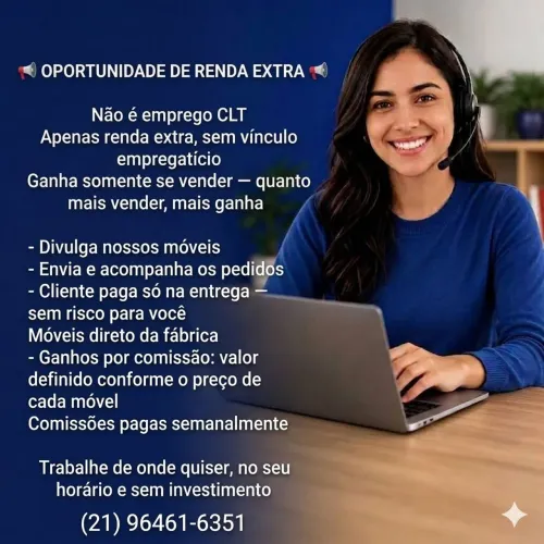Precisamos de vendedores , não é CLT