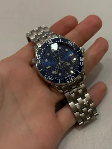 Relógio Omega Seamaster 300 azul 