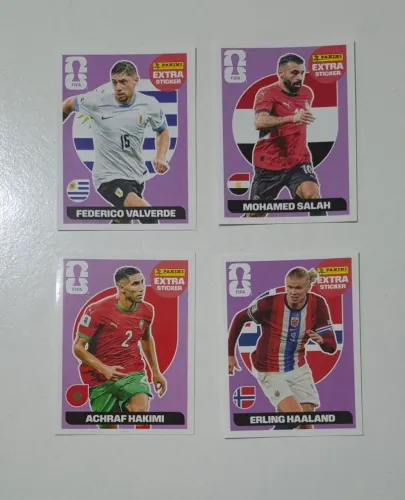 4 FIGURINHAS LEGENDS BORDO COPA DO MUNDO DE 2026