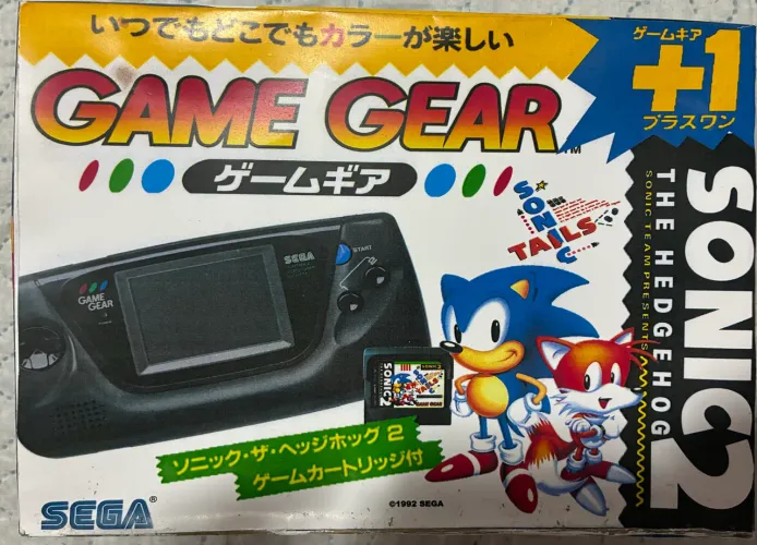 CAIXA REPRO GAME GEAR - SONIC 2