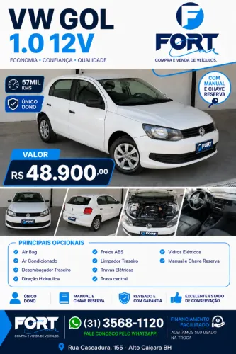 Volkswagen Gol Geração VII 1.0 12V Flex Mec. 4P 2023