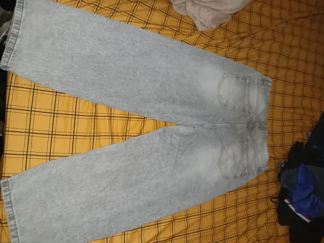 Calça baggy cinza
