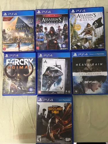 Jogos originais Ps4