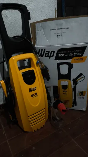 Lavadora de Alta Pressão WAP Eco Wash 2350 - Com Engate Rápido - Snow foam nova