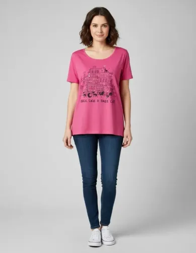 linda blusa feminina clock house