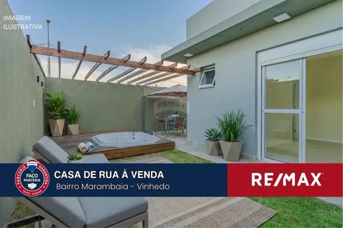 CASA TÉRREA COM 3 SUÍTES E QUINTAL GRAMADO PARA VENDA EM VINHEDO - SP