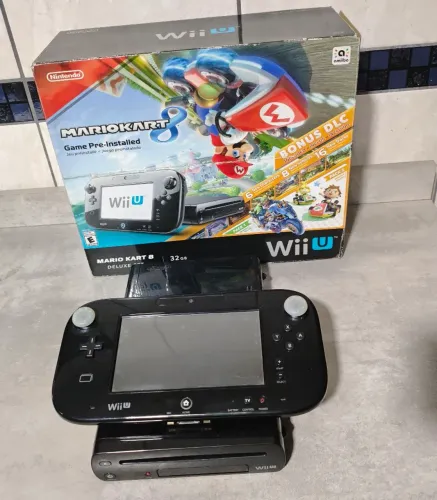 Wiiu console desbloqueado com caixa