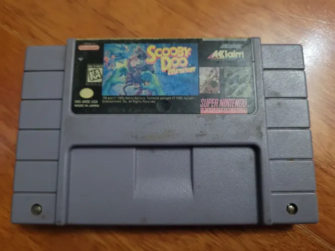 Cartucho original super nintendo scooby doo mystery