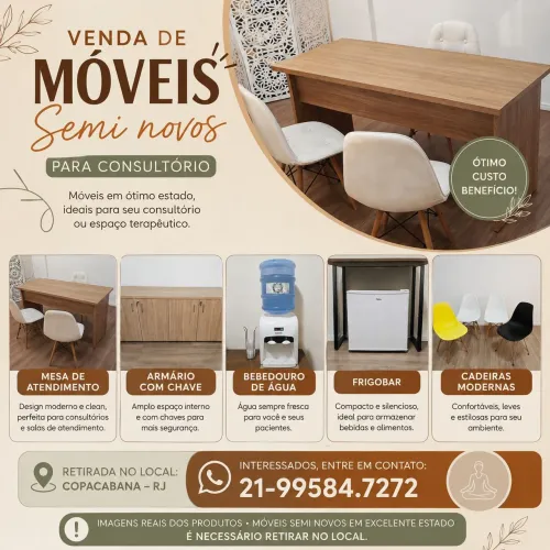 Móveis Semi Novos para Consultório