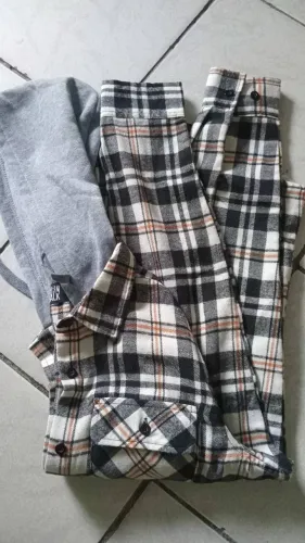 Blusão xadrez feminino 